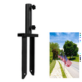 thumbnail image 3 of Flag Spike Ground Stake,Ground Spike Flag Pole Holder Metal Stakes for Ground, Flag Base, Universal Light Stakes, 3 of 6