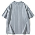 thumbnail image 4 of ShomPort Short Sleeve Tee Shirts for Men Round Neck Solid Color Shirt Summer Loose Tee M to 8xl, 4 of 4