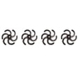 thumbnail image 3 of Bow String Stabilizer, 4Pcs Rubber String Shock Absorbers Archery Bow String Stabilizer Recurve Compound Bow Bowstring  Shock Dampener, 3 of 8