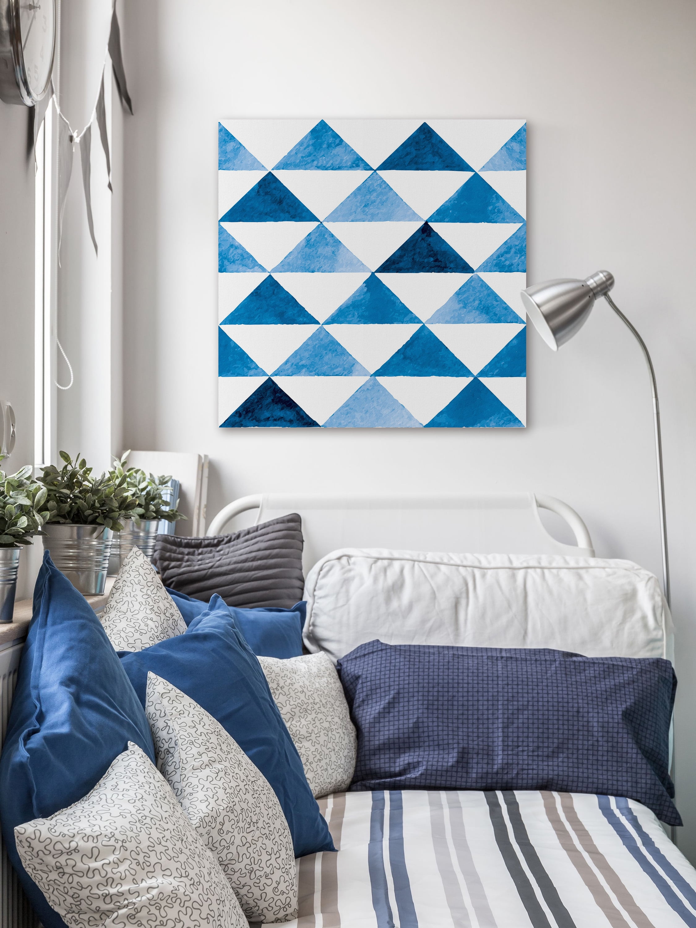 "Geometric Plan" Painting Print on Wrapped Canvas