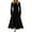 Black, variant on Wdgfv Women's Sparkling Sequin Dress Elegant Round Neck Long Sleeve Sequin High Waist Formal Evening Gown for Women
