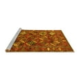 thumbnail image 2 of Ahgly Company Machine Washable Indoor Rectangle Oriental Yellow Industrial Area Rugs, 2' x 4', 2 of 4
