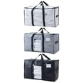 thumbnail image 3 of Bolsa de almacenamiento de ropa y edredones de gran capacidad con ventana, organizador del hogar para ropa, ropa de cama, juguetes y lencería, 3 of 7