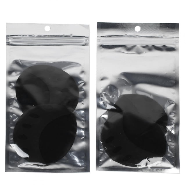 2 pares de zapatos de tacón alto, almohadilla transpirable para el antepié, parche para aliviar el dolor y el estrés (negro)