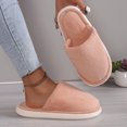 thumbnail image 5 of Vedolay Women's Slippers Soft Plush Warm Lightweight Non-Slip House Slippers Pink,37, 5 of 5