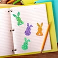 thumbnail image 7 of 1Roll Sparkly Bunny Stickers Easter Label Stickers Envelope Sealing Decals for Water Bottle Laptop Skateboard Decoration, 7 of 7