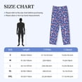 thumbnail image 4 of Bixox Men's Beautiful Koi Fish Patterned Pajama Pants with Pockets Lounge Clothes for Home, 4 of 5