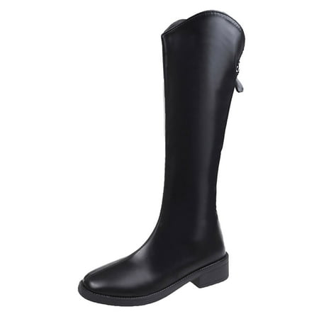 

Bkolouuoe Thigh High Stretch Boots Wide over Knee Womens Size Heels Ladies Autumn And Winter Fashion Handsome Retro for Women Lace up with Heel