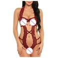 thumbnail image 4 of Sexy Bras for Women Women Underwear Bra Panties Jumpsuit Underclothes Underpants lingerie Roleplay Rompers Yoga Sports Bra Sexy lingerie for Women, 4 of 7
