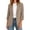*Beige, variant on Women's Ruched 3/4 Sleeve One Button Blazer, Casual Work Office Solid Coat For Women, Ladies' Open Front Lightweight Suit Jacket with Pockets,White,S-3XL