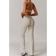 thumbnail image 2 of Conjuntos de entrenamiento for mujer, 2 piezas, sujetador deportivo, camiseta sin mangas, polainas de cintura alta, gimnasio, Yoga, ropa activa, Top de entrenamiento for mujer, 2 of 6