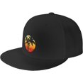 thumbnail image 1 of Palm Tree Logo Baseball Hats for Men Adjustable Dad Hat Gift for Men/Women Flat Bill Visor Snapback Hat, 1 of 8
