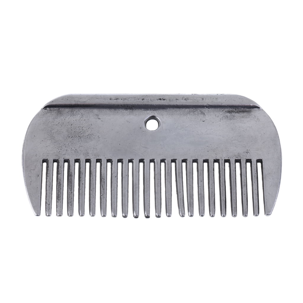Metal Curry Comb Brush Cleaner Grooming Horse Pony 