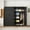 Black-with 4 shelves, variant on STANI Metal Wardrobe Closet with Hanging Rod, 72" White Armoire Wardrobe Cabinet with Adjustable Shelves, Clothes Storage Organizer Cabinets for Bedroom, Bathroom, Office