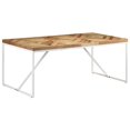 thumbnail image 1 of vidaXL Dining Table 180x90x76 cm Solid Acacia and Mango Wood, 1 of 5