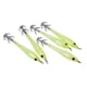 thumbnail image 5 of 5 Piezas Señuelos Noctilucentes Macarena Señuelo de pesca Amarillo, 5 of 5