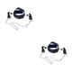 thumbnail image 4 of Wosthever Cinturón de entrenamiento de cuello multiusos, cabezas versátiles, arnés para varios entrenamientos, cabezas, ejercitador de arnés azul negro 2Conjunto, 4 of 6
