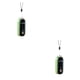 thumbnail image 3 of Wosthever Ambientador recargable electrónico de bajo ruido generador de iones negativos cuello colgante botón Control Smog removedor verde Verde 2Conjunto, 3 of 6