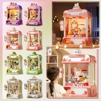 Doll Catcher Machine Toys For Teens 14 , Medium Size Basic Model Milk Sugar Rabbit Set, 1 Set Of Claw Machine Toys With Rabbit Decor, Suitable For Casual Play And Home