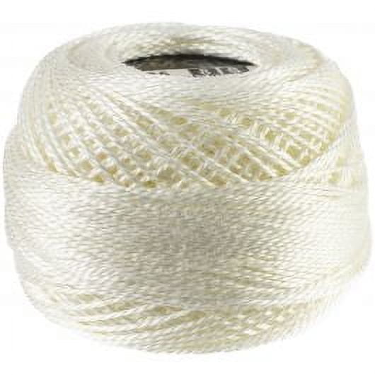 DMC Pearl Cotton Ball Size 8 87yd-Winter White