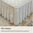 thumbnail image 5 of Ruffle Bed Skirt Bed Valance Bedspreads Soft Ruffled Valance Fitted Sheet Wrap-Around Dust Ruffle Mattress Cover, 5 of 6