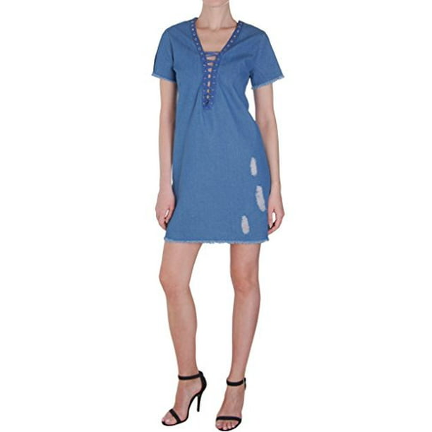 Humble Chic Ny - Humble Chic Women's Lace Up Chambray ...