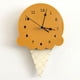 thumbnail image 5 of Reloj de helado nórdico para el hogar, reloj silencioso de dibujos animados, decoración de pared, reloj para habitación de niños, reloj suave, 5 of 6