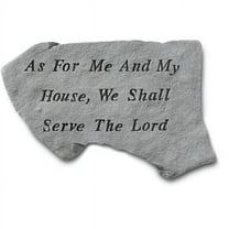 Kay Berry- Inc. 68720 As For Me And My House - Memorial - 15.75 Inches x 11 Inches