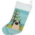 thumbnail image 2 of Carolines Treasures BB4133CS Merry Christmas Tree Pug Fawn Christmas Stocking, 2 of 2