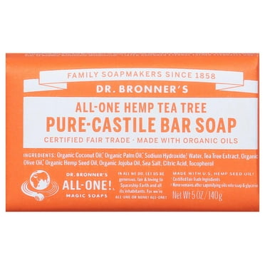Dr. Bronner's Magic Soaps All-One Hemp Tea Tree Pure-Castile Soap 5 oz