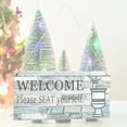 thumbnail image 3 of Hanging Plaque, Looks Great Hanging Board Sign, For Furniture Wall Door House ANGGREK 30*15, 3 of 7