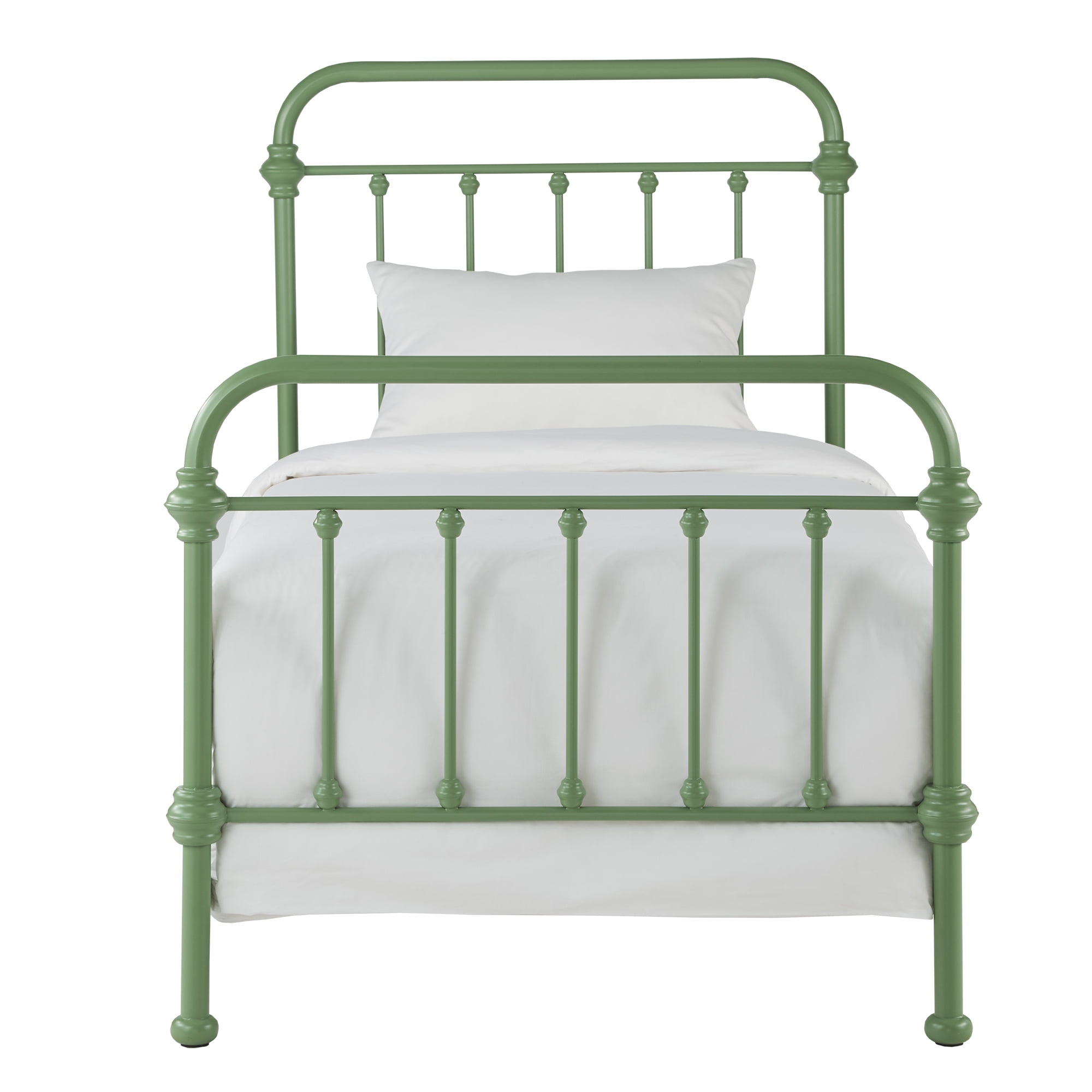 Weston Home Nottingham Metal Twin Bed Meadow Green