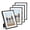 Black-4x6, variant on 3.5x5 Brpicture Frames 3pk Fits 2.5x3.5 Mat Tabletop Wall