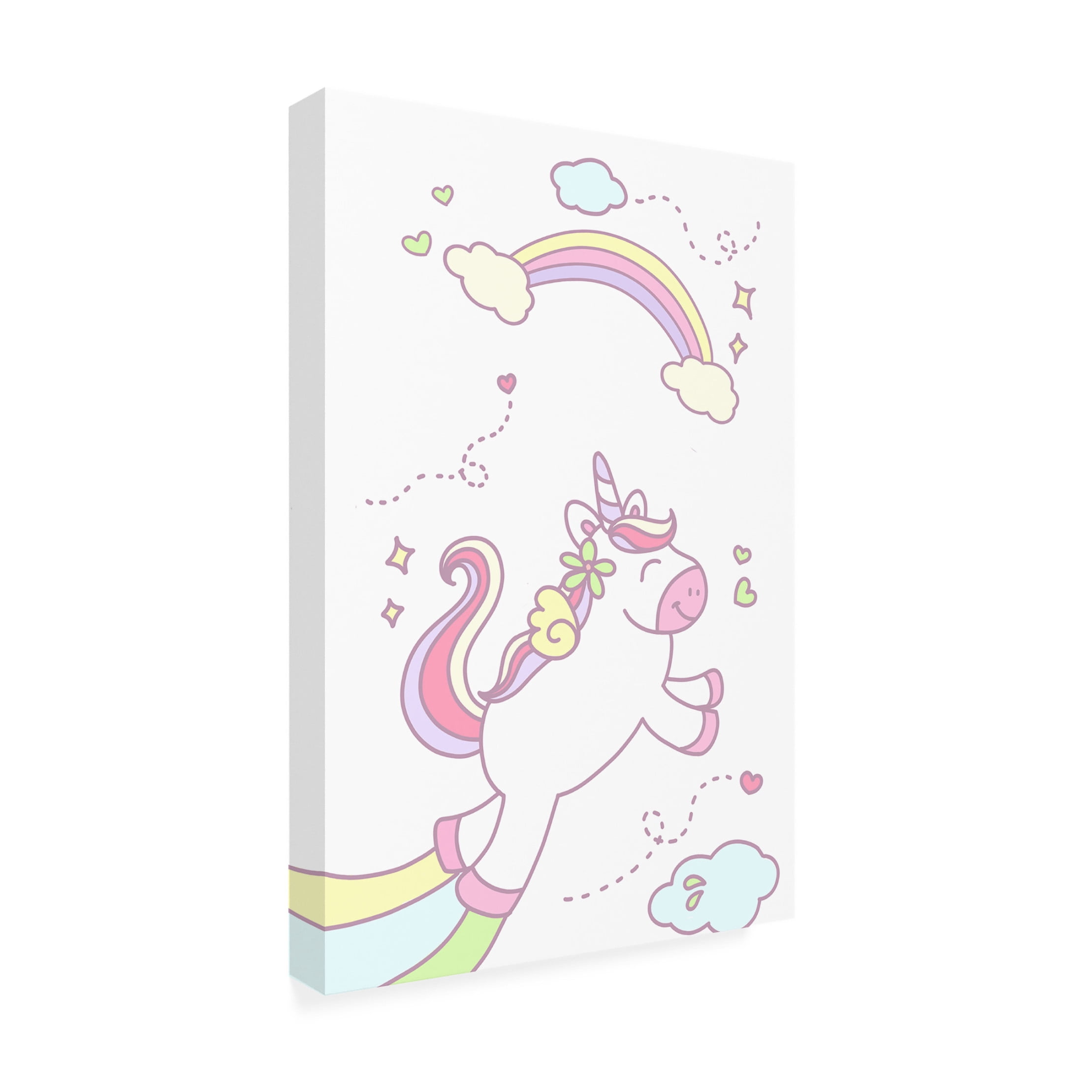 Trademark Fine Art Xuan Thai Unicorn and Baby girl Canvas Wall Art