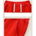 thumbnail image 5 of Bellafa Toddler Girls Sweatpants Kids Casual Athletic Pull-On Cotton Jogger Pants with Drawstring for Boys Girls-Santa Claus, 5 of 8