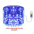 thumbnail image 2 of Guirlande Lumineuse LED USB Maison Bureau Jardin Étanche Télécommande Minuterie Lampe Guirlande 5m 50LEDs Bleu, 2 of 7