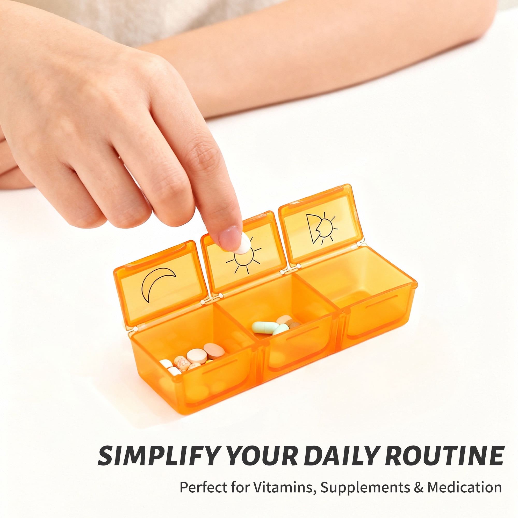 DIYING 31-Day Pink Abstract Diamond Pill Organizer – Stylish, Durable & Travel-Ready