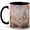 Black, variant on Magic Book Coffee Mug, Fairy Garden Mug for Women, Watercolor Open Book with Fairy, Flowers, Butterflies and Castle, Ceramic 11 Oz Cup