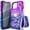 Purple Blue, variant on NGB SUPREMACY For iPhone 14 Pro Phone Case Screen Protector Ring Holder Wrist Strap Lanyard Shiny Sparkly Glitter iPhone 14 Pro Case Cover
