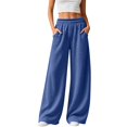 thumbnail image 6 of Breezora Womens High Waist Wide Leg Sports Pants Loose Fit Athletic Trousers with Pockets for Yoga Gym Running Workout Casual, 6 of 9