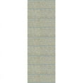 thumbnail image 2 of KAS Rugs Izteca 0369 Aqua Horizon Hand-Woven Jute and Chenille Area Rug, 2 of 3