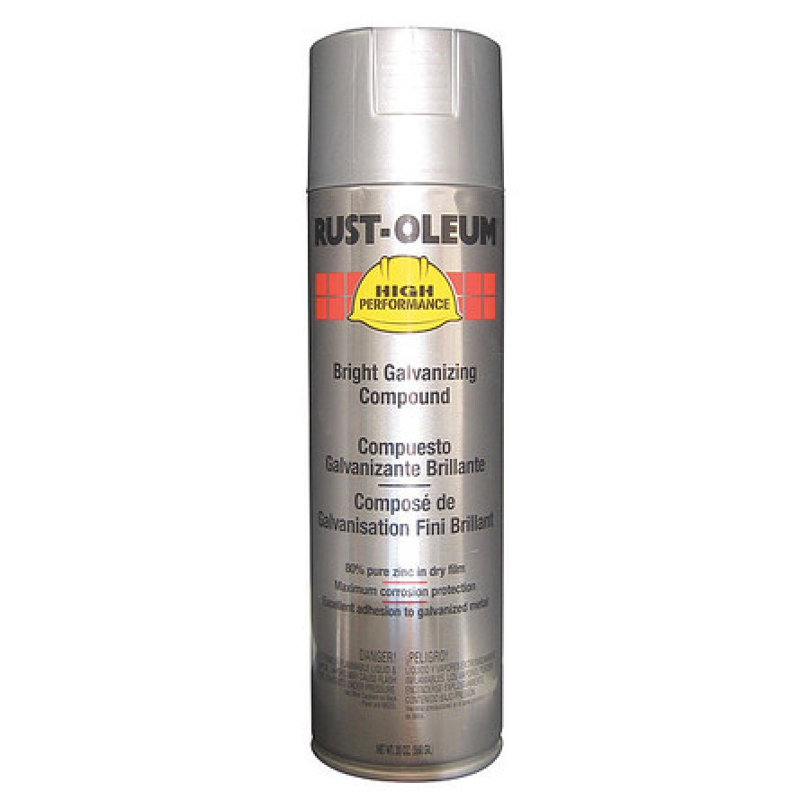 RUSTOLEUM V2117838 Rust Preventative Spray Paint, Bright Galvanized, Metallic, 20 oz. Walmart