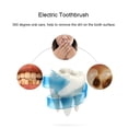 thumbnail image 4 of Cepillo de dientes eléctrico ultrasónico recargable de silicona en forma de U para blanquear los dientes (blanco), 4 of 14