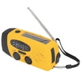 thumbnail image 4 of Emergency Radio,Hand Crank Solar Radio Hand Crank Solar Radio LED Radio Flashlight Convenient Use, 4 of 8