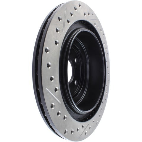 Rear Left StopTech 127.66065L Sport Drilled/Slotted Rotor 