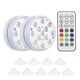 thumbnail image 1 of Lámpara de piscina Tomshine Tomshine 13 luces LED para piscina subacuática con control remoto RF con pilas RGBW Lámpara sumergible de 16 colores Magnety y ventosas Montaje IP68 Luz de estanque imperme Tomshine Lámpara de piscina, 1 of 7