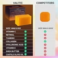 thumbnail image 3 of Kojic Acid Dark Spot Remover Soap Bars with Vitamin C, Retinol, Collagen, Turmeric - Original Japanese Complex Infused with Hyaluronic Acid, Vitamin E, Shea Butter, Castile Olive Oil (2 Pack), 3 of 5