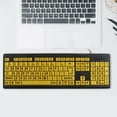 thumbnail image 5 of YOFOKO Large-Key Keyboard for Seniors, USB Wired Design with Anti-Spill & Quiet Typing for Easy Visibility, 5 of 6