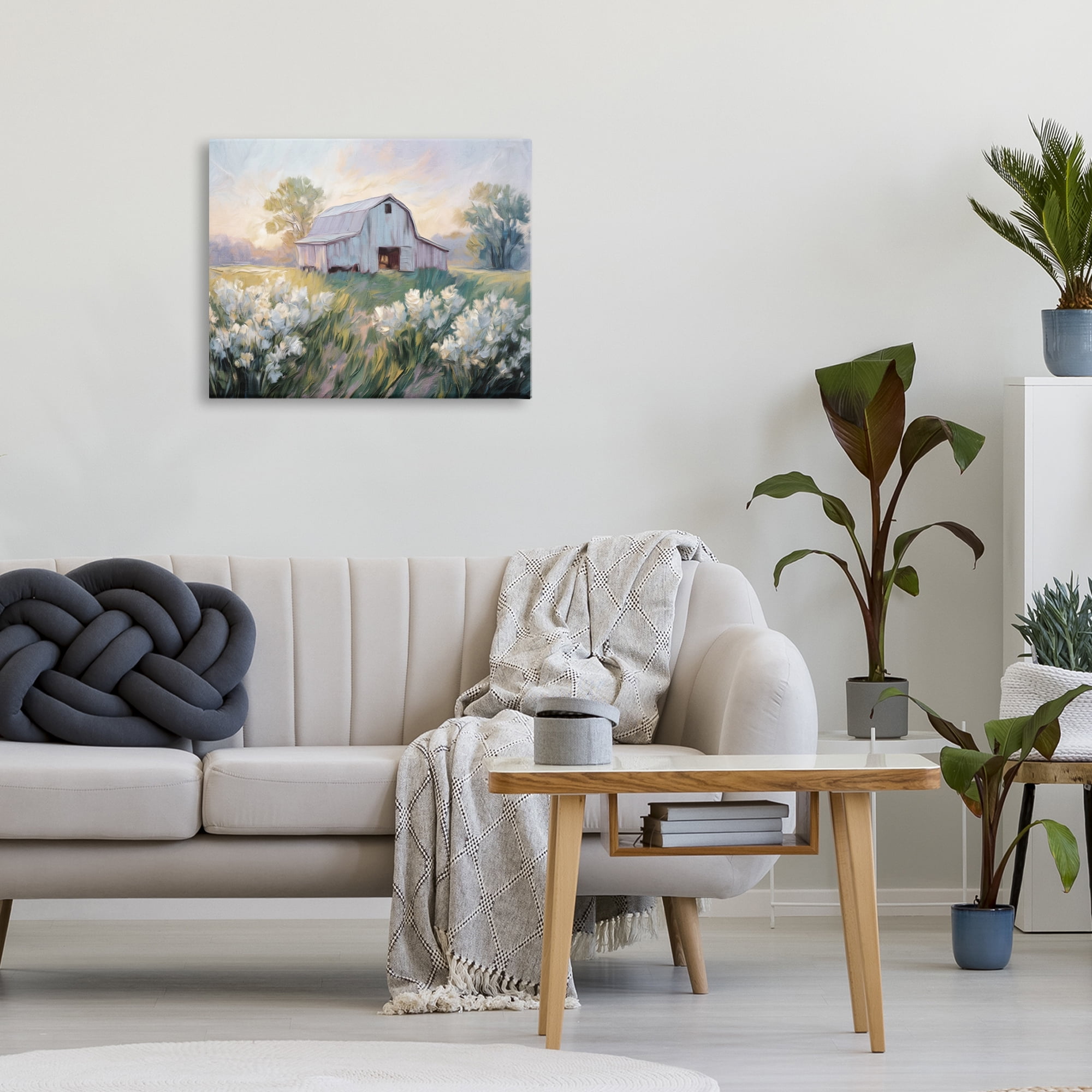 Stupell Industries Secluded Barn Landscape Canvas Wall Art, design by Kim Allen
