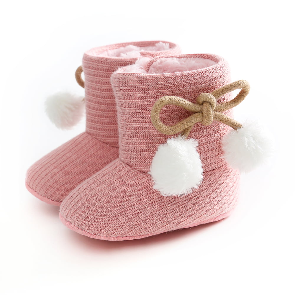 0-18M Newborn Infant Baby Girls Snow Boots Winter Warm baby boots girl Plush 